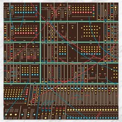Digital Art Moog Music Synthesizer Vintage Canvas 12  X 12  by Bedest