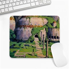 Painting Scenery Large Mousepad by Sarkoni