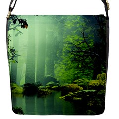 Trees Forest Artwork Nature Beautiful Landscape Flap Closure Messenger Bag (s) by Sarkoni