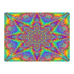 Mandala, Pattern, Abstraction, Colorful, Hd Phone Two Sides Premium Plush Fleece Blanket (mini)