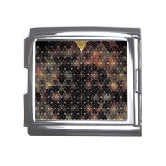Abstract Psychedelic Geometry Andy Gilmore Sacred Mega Link Italian Charm (18mm) by Sarkoni