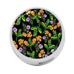 Flower Pattern Art Floral Texture 4-port Usb Hub (two Sides) by Grandong