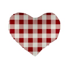 Gingham - 4096x4096px - 300dpi14 Standard 16  Premium Heart Shape Cushions by EvgeniaEsenina