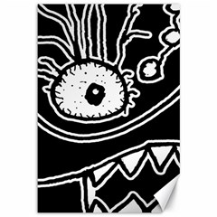 Monstrous Revelation Closeup Canvas 12  X 18  by dflcprintsclothing