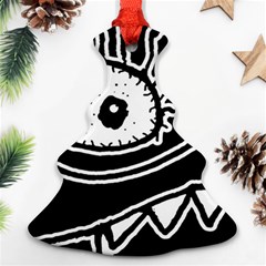 Monstrous Revelation Closeup Christmas Tree Ornament (two Sides) by dflcprintsclothing