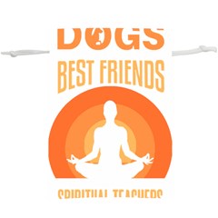 Best Friend T- Shirt Cool Dog Pet Saying T- Shirt Yoga Reflexion Pose T- Shirtyoga Reflexion Pose T- Shirt Lightweight Drawstring Pouch (xl) by hizuto