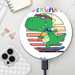 Enrollment Boy T- Shirt Goodbye Kindergarten I Am A Schoolchild Now! T- Shirt (2) Wireless Fast Charger(white) by ZUXUMI