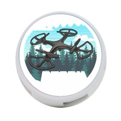 Build Crash Repeat Drone T- Shirt Build Crash Repeat Funny Drone Pilot Flying Pun T- Shirt 4-port Usb Hub (two Sides) by JamesGoode