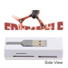 Fpv Freestyle T- Shirt F P V Freestyle Drone Racing Drawing Artwork T- Shirt (2) Memory Card Reader (stick) by ZUXUMI