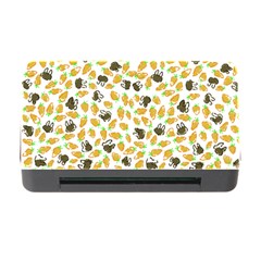 Art T- Shirt Brown Bunnies And Orange Carrots On Goldenrod Easter Pattern T- Shirt Memory Card Reader With Cf by EnriqueJohnson