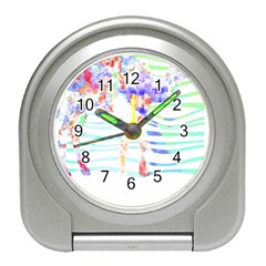 Camel Art T- Shirtcamel T- Shirt Travel Alarm Clock by EnriqueJohnson