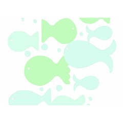 Fish T- Shirt Fun Fishes T- Shirt Premium Plush Fleece Blanket (extra Small)