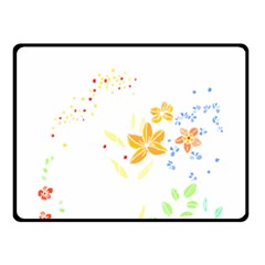 Flowers Lover T- Shirtflowers T- Shirt (1) Two Sides Fleece Blanket (small) by EnriqueJohnson