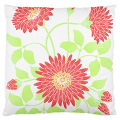Flowers Lover T- Shirtflowers T- Shirt (8) Large Premium Plush Fleece Cushion Case (two Sides) by EnriqueJohnson