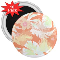 Hawaii T- Shirt Hawaii Alpha De Purple Pattern T- Shirt 3  Magnets (10 Pack)  by EnriqueJohnson