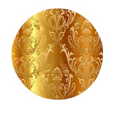 Golden Pattern Vintage Gradient Vector Mini Round Pill Box (pack Of 5)