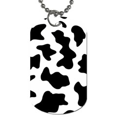 Animal-print-black-and-white-black Dog Tag (two Sides)