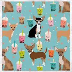 Chihuahua Bubble Kawaii Boba Tea Cute Dog Canvas 12  X 12  by Grandong