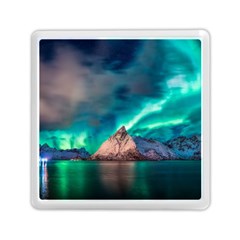 Amazing Aurora Borealis Colors Memory Card Reader (square) by Grandong