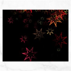 Christmas-background-motif-star Rectangular Jigsaw Puzzl by Amaryn4rt