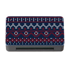 Christmas-concept-with-knitted-pattern Memory Card Reader With Cf by Amaryn4rt