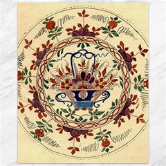 Vintage Antique Plate China Canvas 11  X 14 