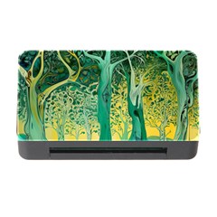 Nature Trees Forest Mystical Forest Jungle Memory Card Reader With Cf by Pakjumat