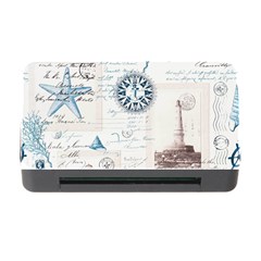 Nautical Lighthouse Vintage Postcard French Writing Memory Card Reader With Cf by Pakjumat