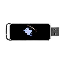 Ghost Night Night Sky Small Sweet Portable Usb Flash (two Sides) by Amaryn4rt