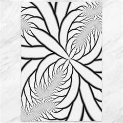 Fractal Symmetry Pattern Network Canvas 12  X 18  by Amaryn4rt