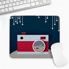 Camera Vector Illustration Large Mousepad by Amaryn4rt