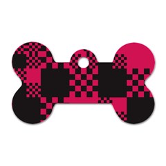Cube Square Block Shape Creative Dog Tag Bone (one Side) by Amaryn4rt