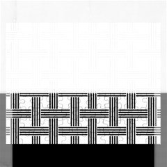 Seamless Stripe Pattern Lines Rectangular Jigsaw Puzzl by Apen