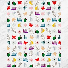 Snail Butterfly Pattern Seamless Canvas 11  X 14 