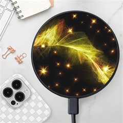 Particles Vibration Line Wave Wireless Fast Charger(black) by Amaryn4rt