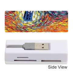 Tardis Starry Night Doctor Who Van Gogh Parody Memory Card Reader (stick) by Modalart