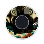 Surreal Art Psychadelic Mountain On-the-Go Memory Card Reader Front
