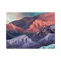 Adventure Psychedelic Mountain Premium Plush Fleece Blanket (mini) by Modalart