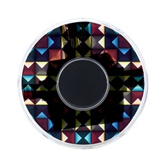 Symmetry Geometric Pattern Texture On-the-go Memory Card Reader by Pakjumat