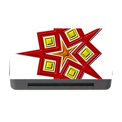 Pattern Tile Decorative Design Star Memory Card Reader With Cf by Hannah976
