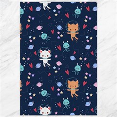 Cute Astronaut Cat With Star Galaxy Elements Seamless Pattern Canvas 20  X 30  by Grandong