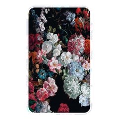 Floral Pattern, Red, Floral Print, E, Dark, Flowers Memory Card Reader (rectangular)