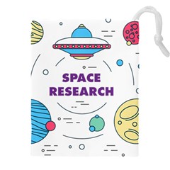 Unidentified Flying Object Ufo Space Outer Drawstring Pouch (4xl) by Sarkoni