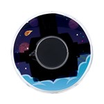 Ufo Alien Spaceship Galaxy On-the-Go Memory Card Reader Front