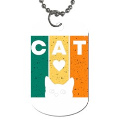 Cat Kitten Pet Animal Feline Cat Dog Tag (two Sides) by Sarkoni