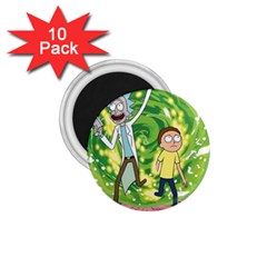 Rick And Morty Adventure Time Cartoon 1 75  Magnets (10 Pack)  by Bedest
