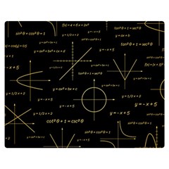 Abstract Math Pattern Two Sides Premium Plush Fleece Blanket (medium) by Hannah976