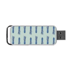 Blue King Pineapple  Portable Usb Flash (two Sides) by ConteMonfrey