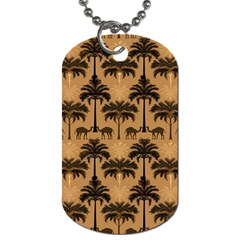Pattern Symmetry Stack Texture Dog Tag (two Sides) by Jatiart