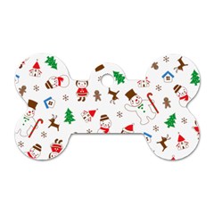 Christmas Dog Tag Bone (two Sides) by saad11